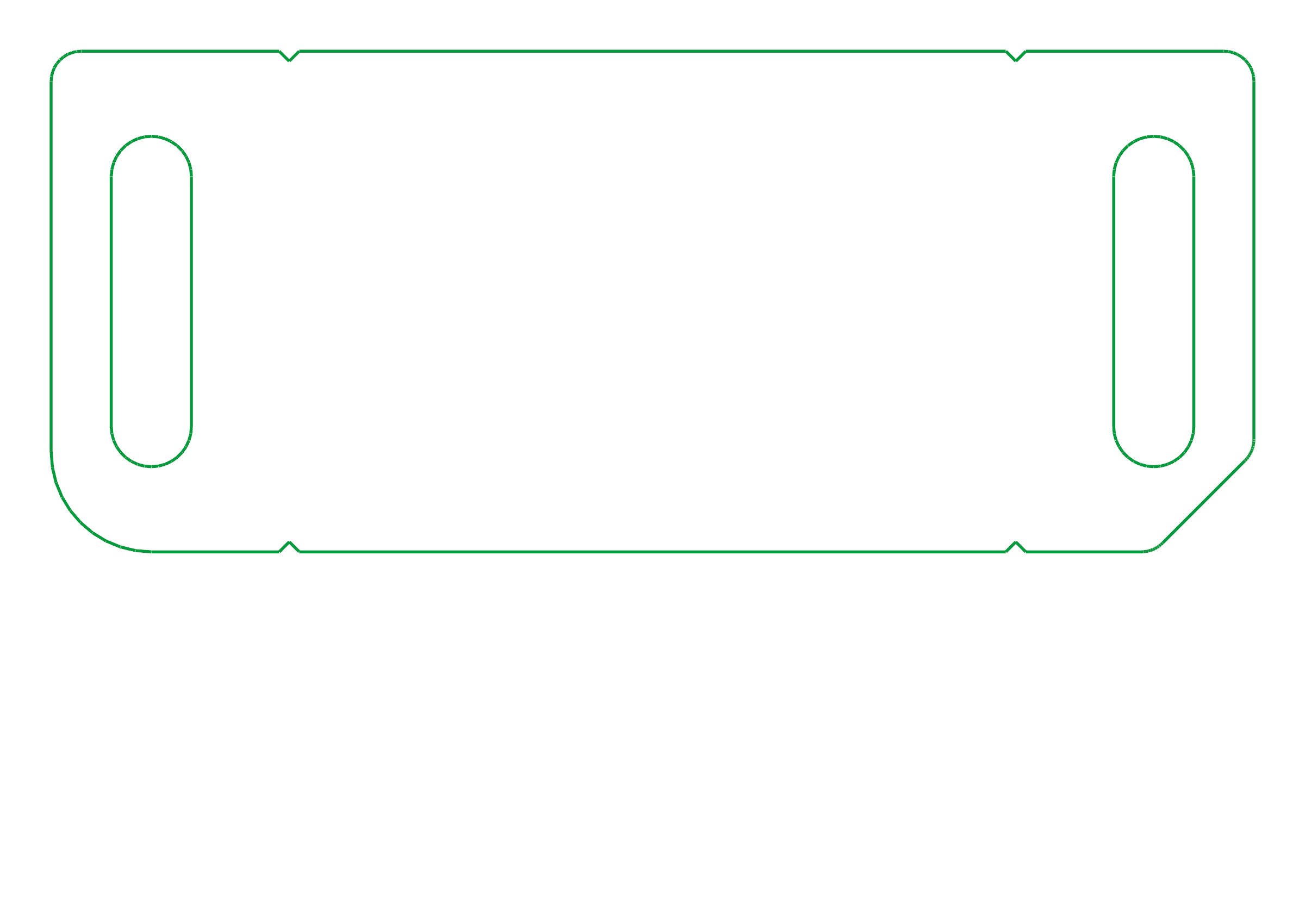 Flat2DXF sample DXF preview